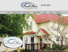 Tablet Screenshot of freshhairsalonspa.com